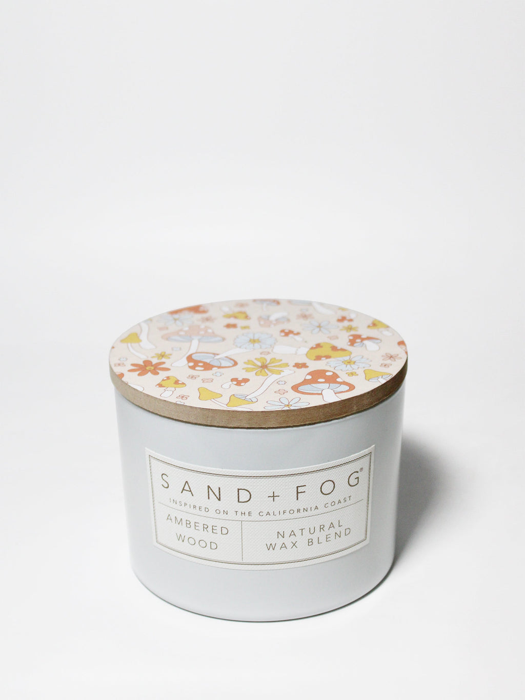 Ambered Wood 12 oz cozy scented candle