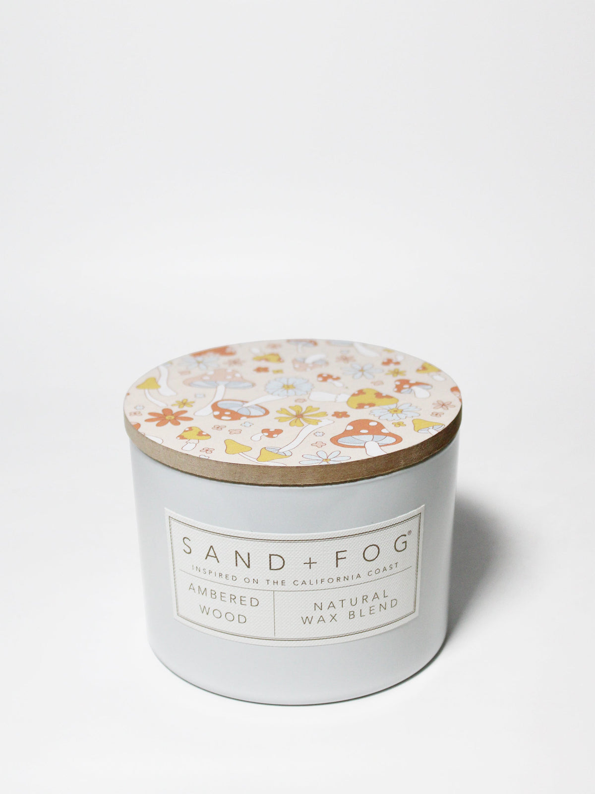Ambered Wood 12 oz cozy scented candle