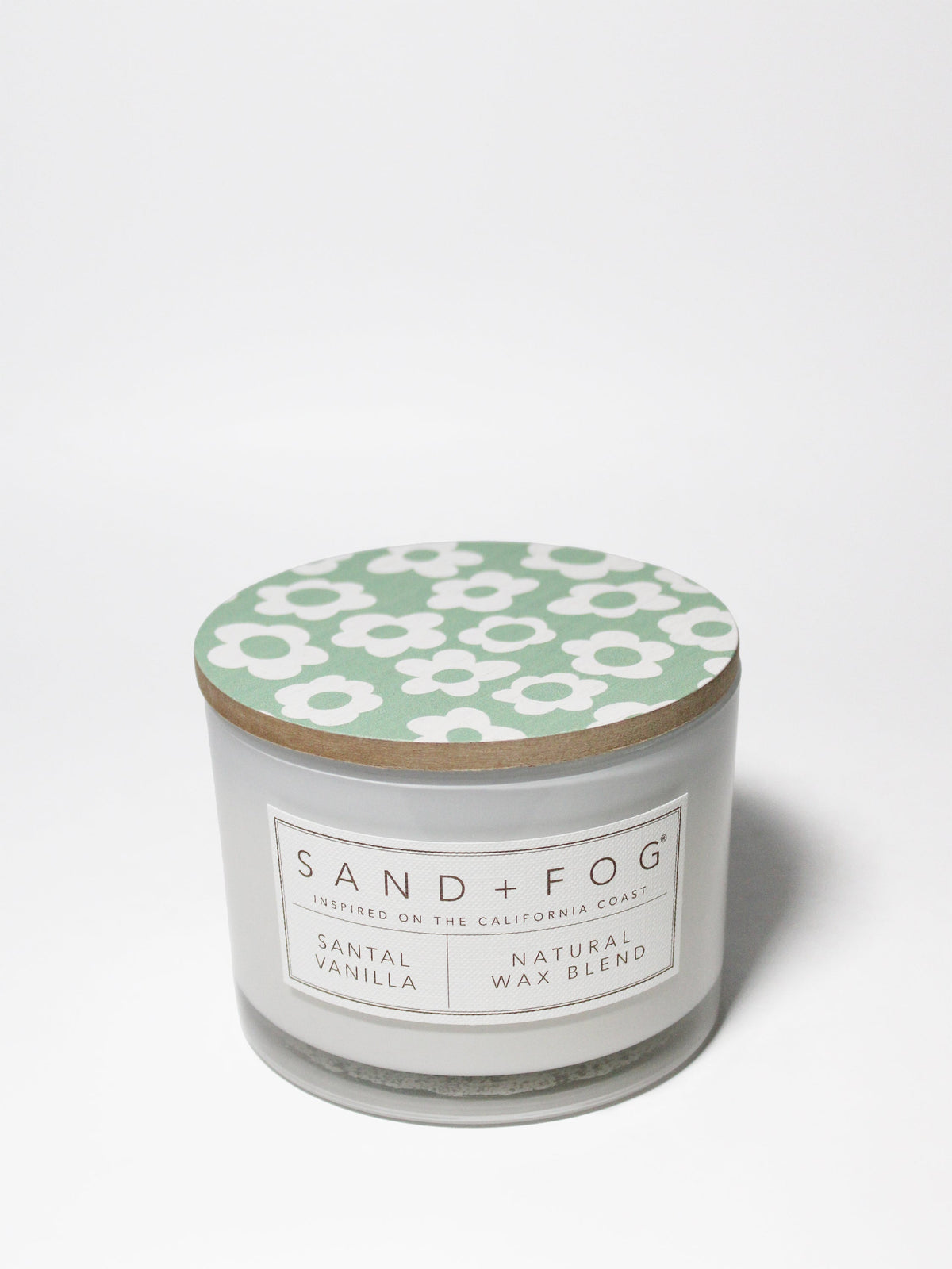 Santal Vanilla 12 oz cozy scented candle