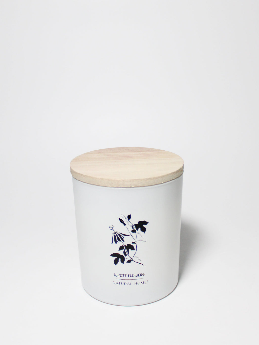 White Flowers Natural Home 11.5 oz calming scented candle