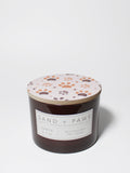 Sand + Paws Amber & Fig 12 oz warm scented candle