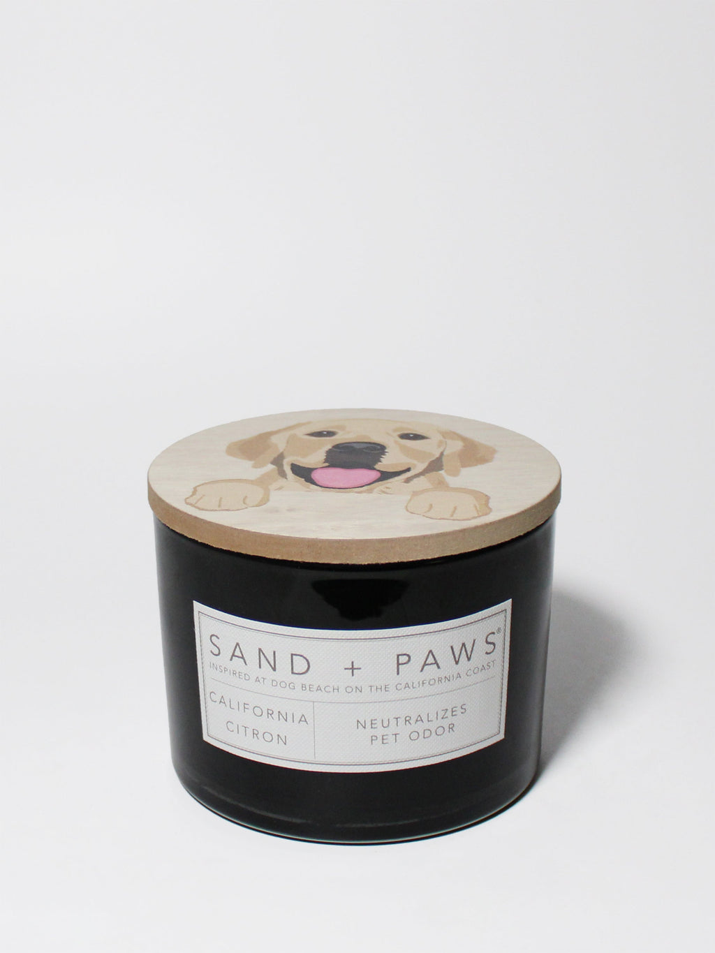 Sand + Paws California Citron 12 oz refreshing scented candle