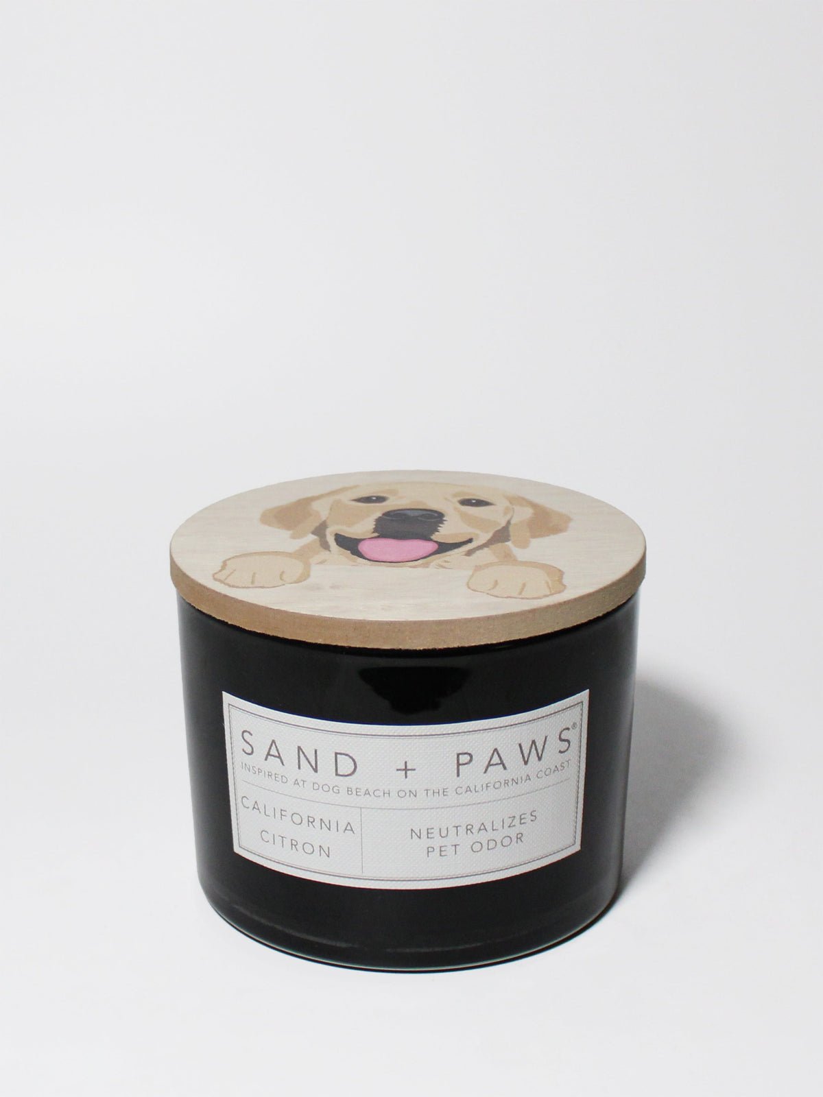 Sand + Paws California Citron 12 oz refreshing scented candle
