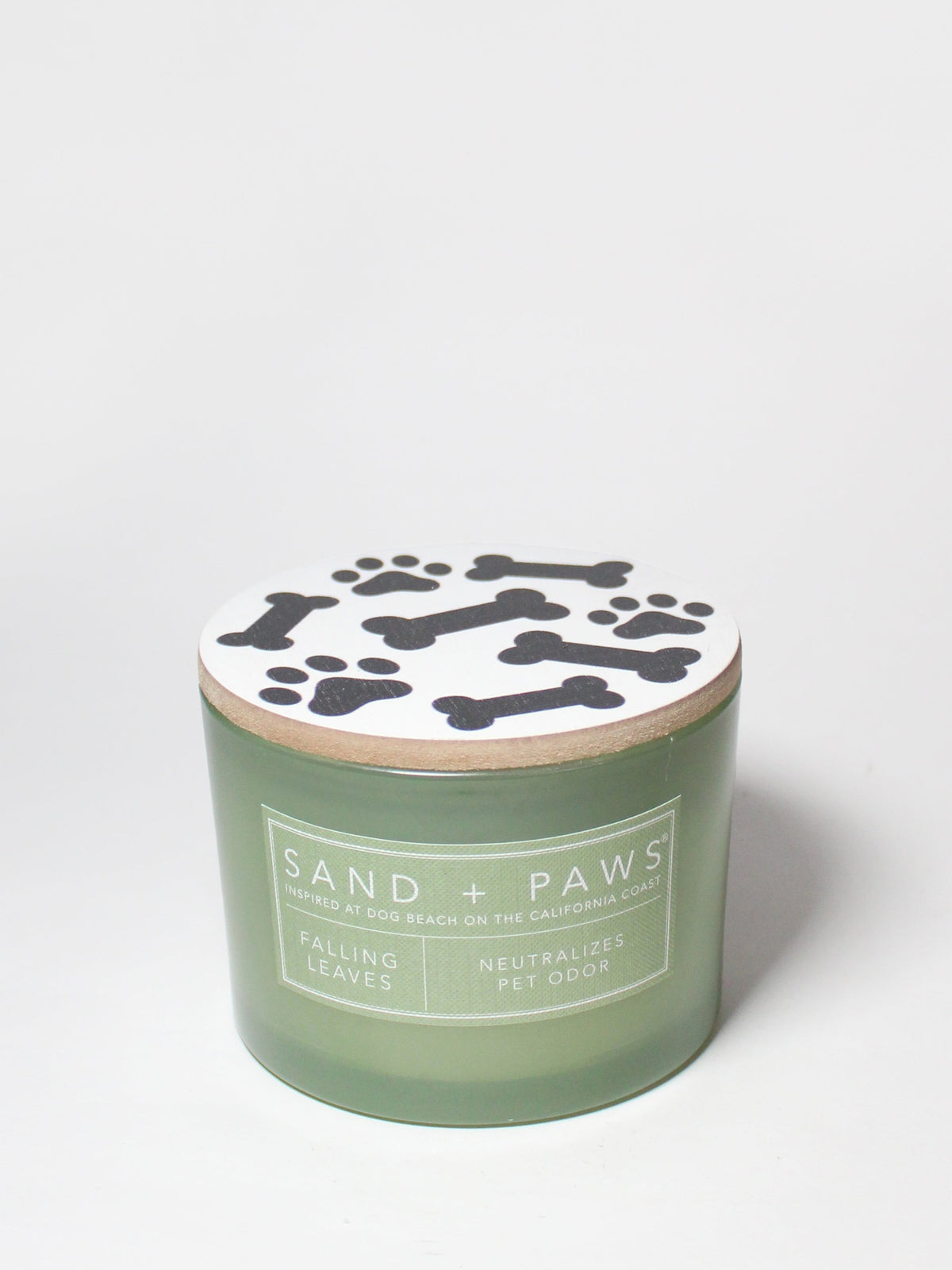 Sand + Paws Falling Leaves 12 oz cozy scented candle