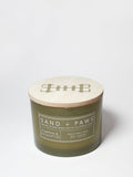 Sand + Paws Pumpkin & Eucalyptus 12 oz cozy scented candle