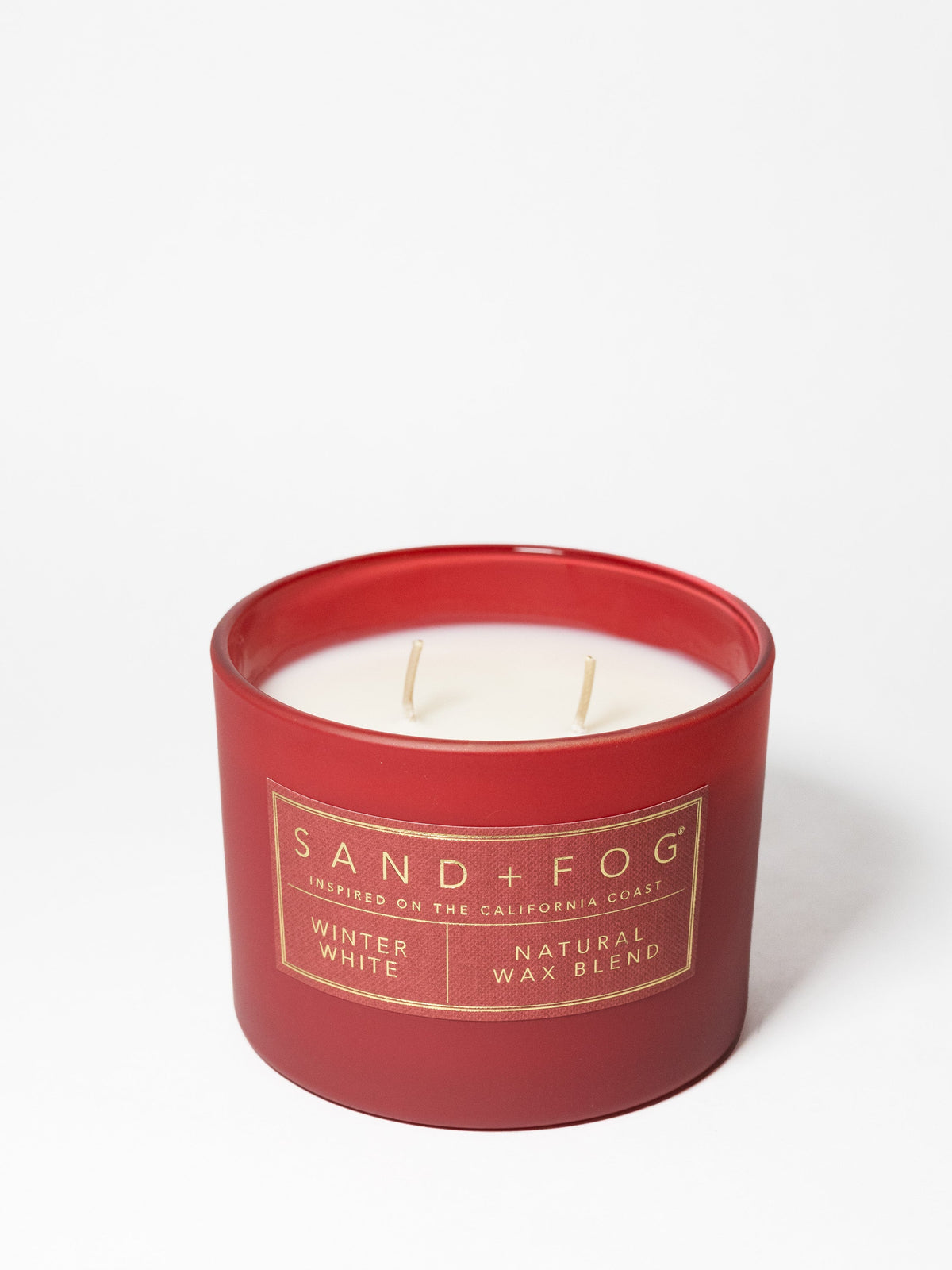 Winter White 12 oz calming scented candle