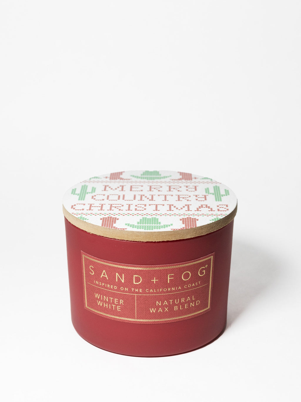 Winter White 12 oz calming scented candle