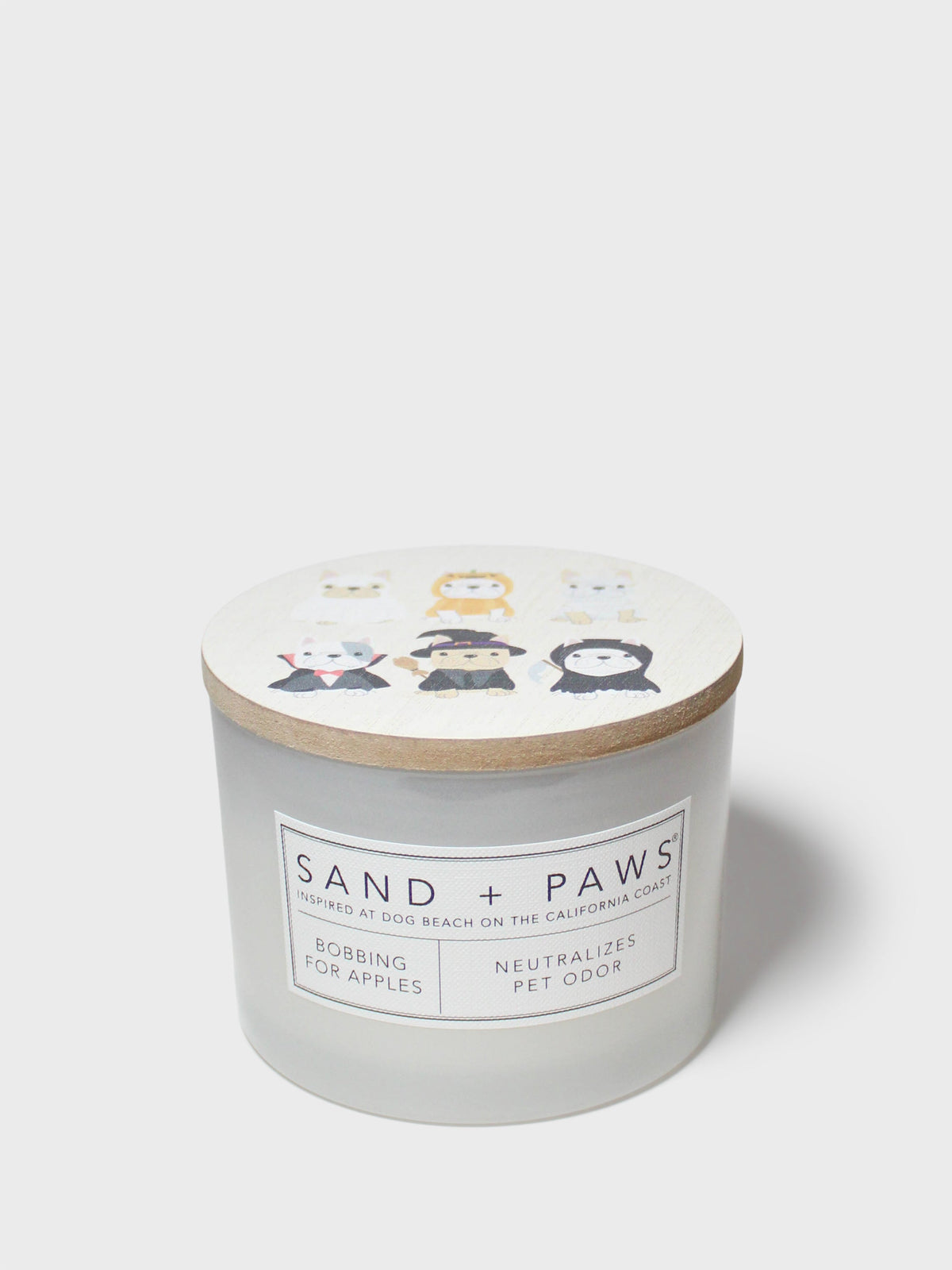 Sand + Paws Bobbing for Apples 12 oz cozy scented candle