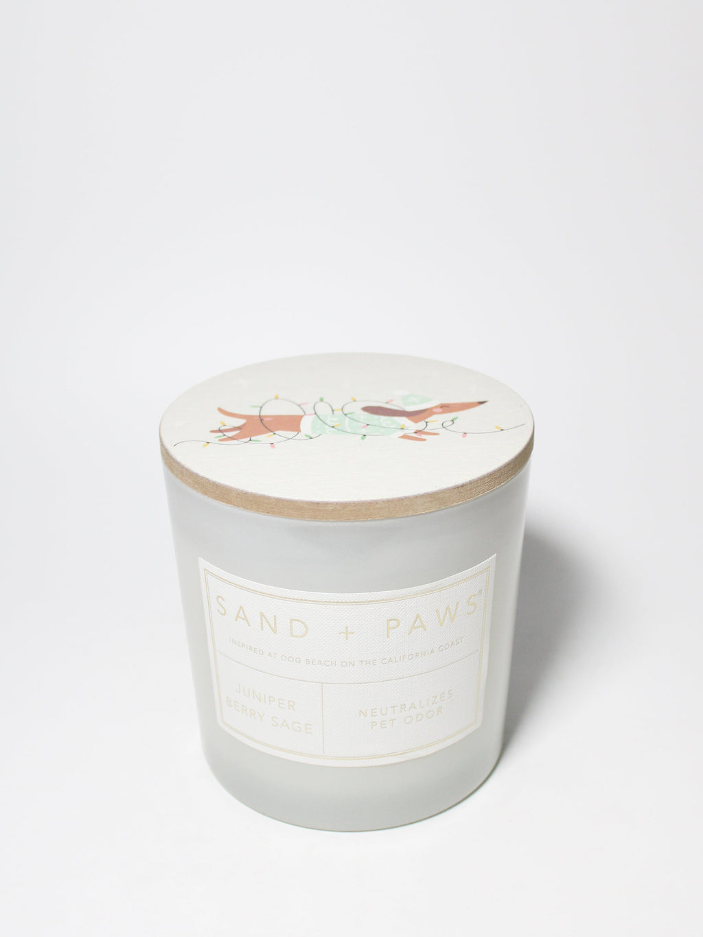 Sand + Paws Juniper Berry Sage 21 oz fresh scented candle