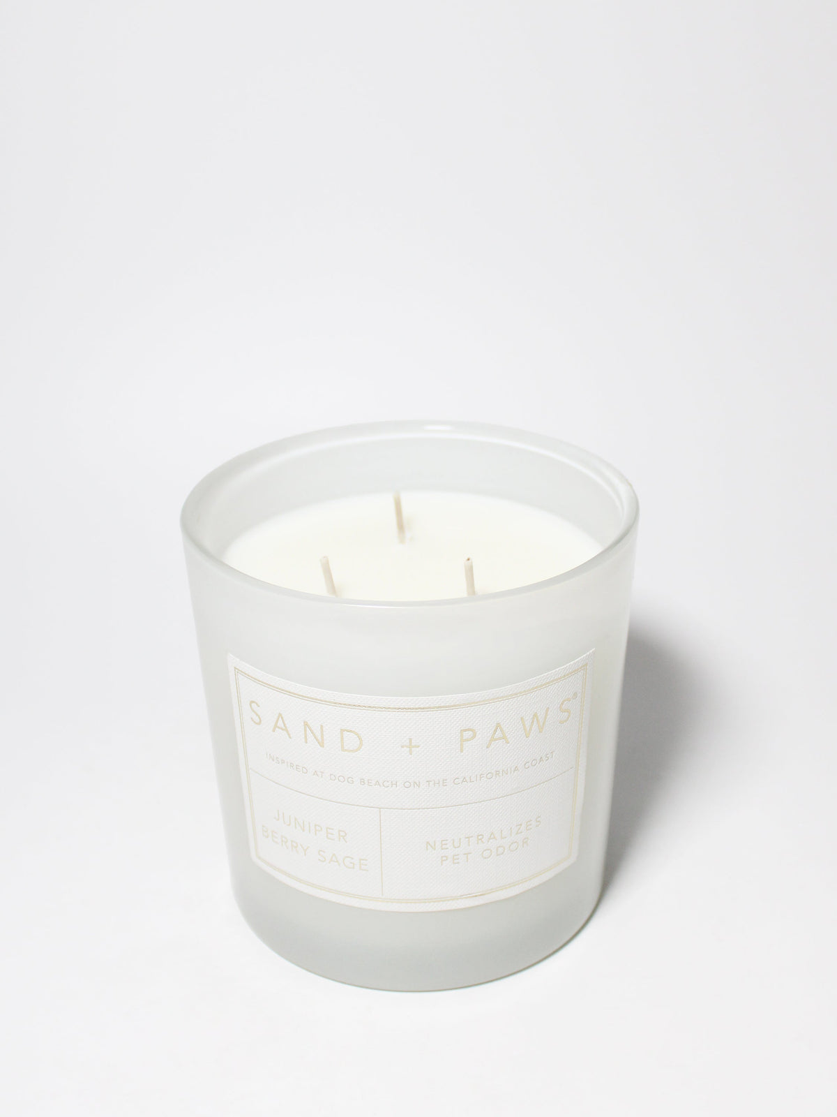 Sand + Paws Juniper Berry Sage 21 oz fresh scented candle