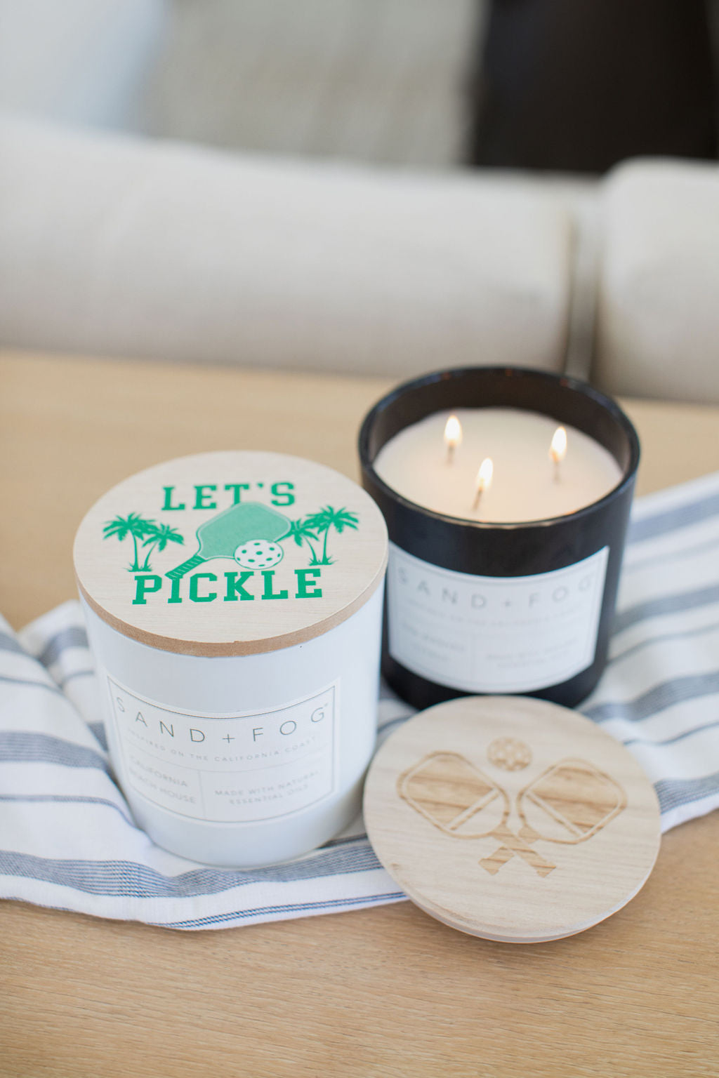 California Beach House 21 oz cozy scented candle