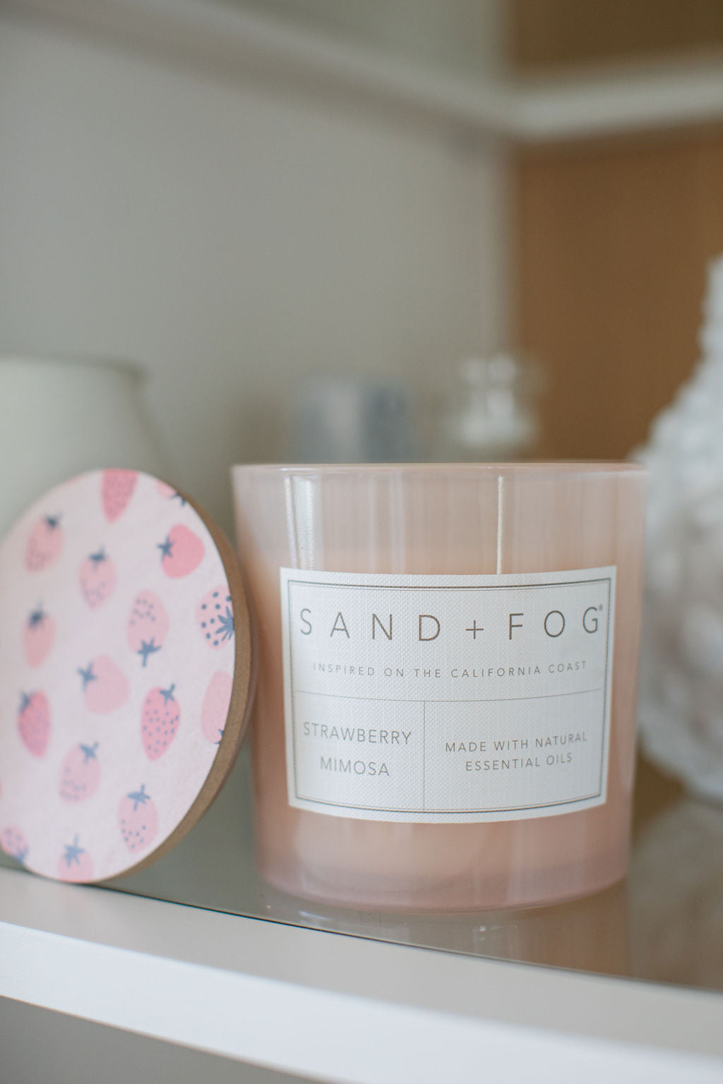 Strawberry Mimosa 21 oz cozy scented candle