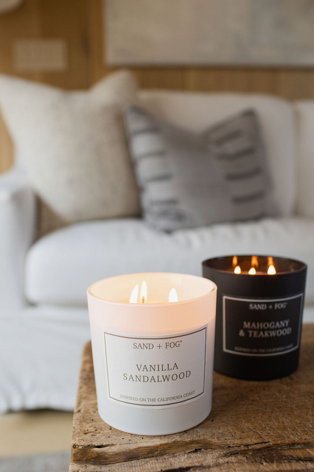 Vanilla Sandalwood 21 oz cozy scented candle