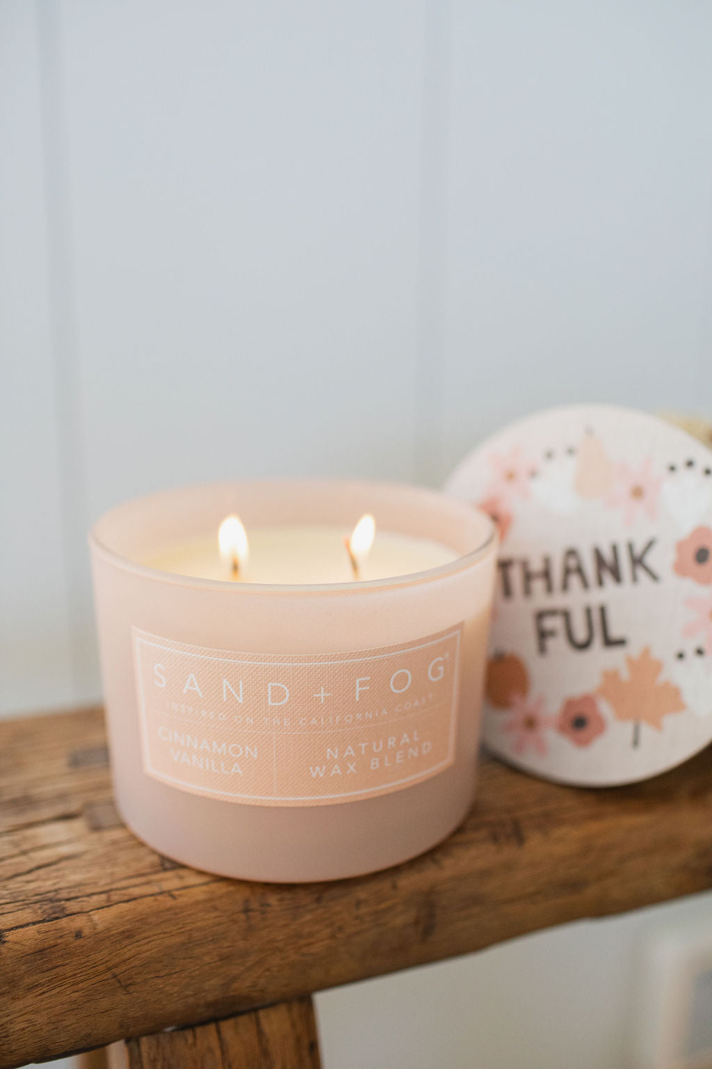 Cinnamon Vanilla 12 oz warm scented candle