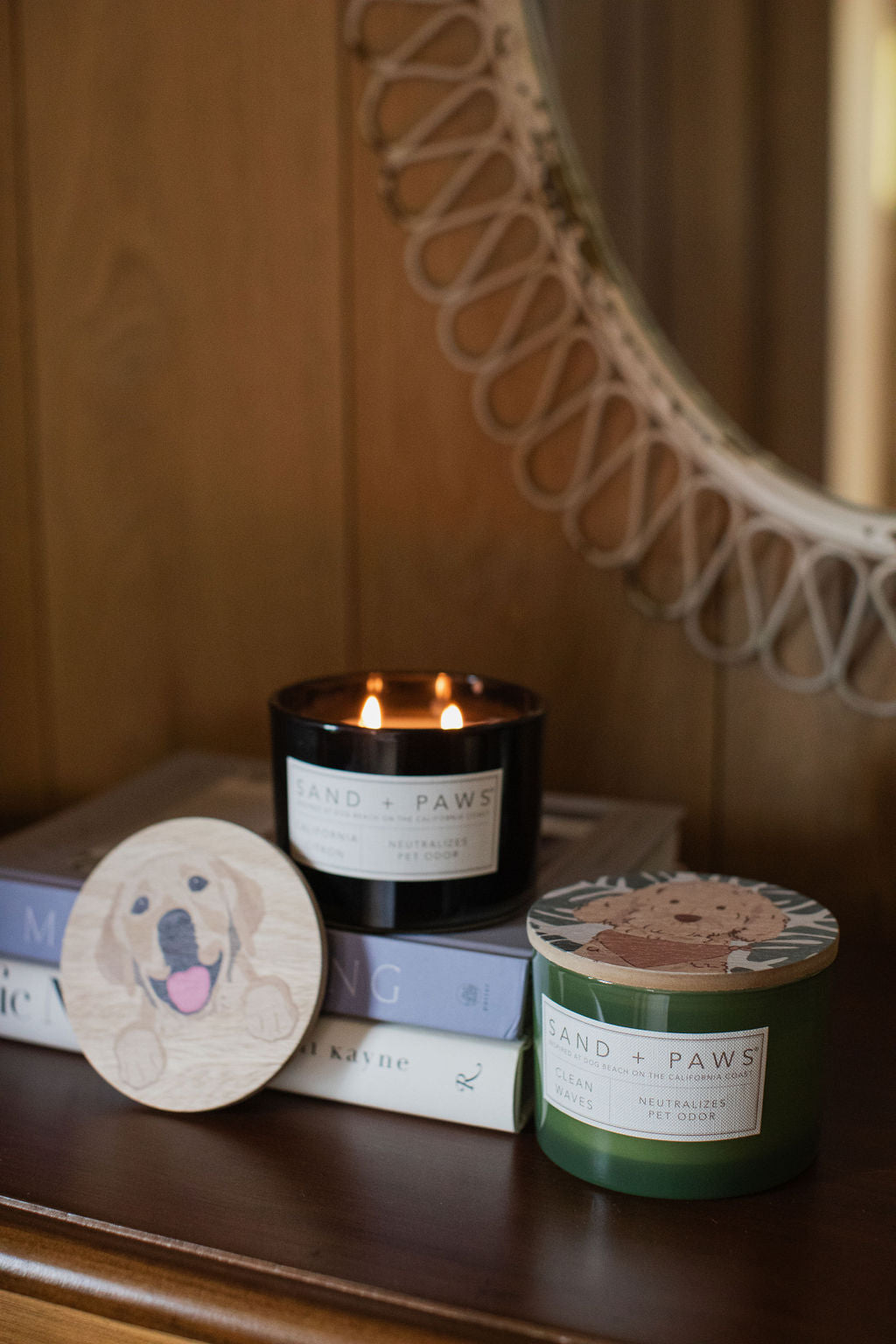 Sand + Paws California Citron 12 oz refreshing scented candle