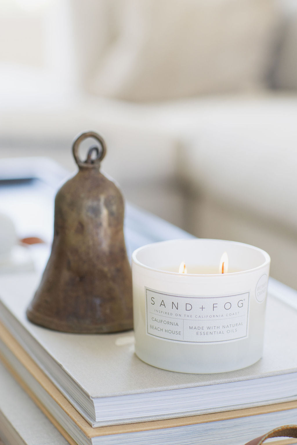 California Beach House 12 oz cozy scented candle