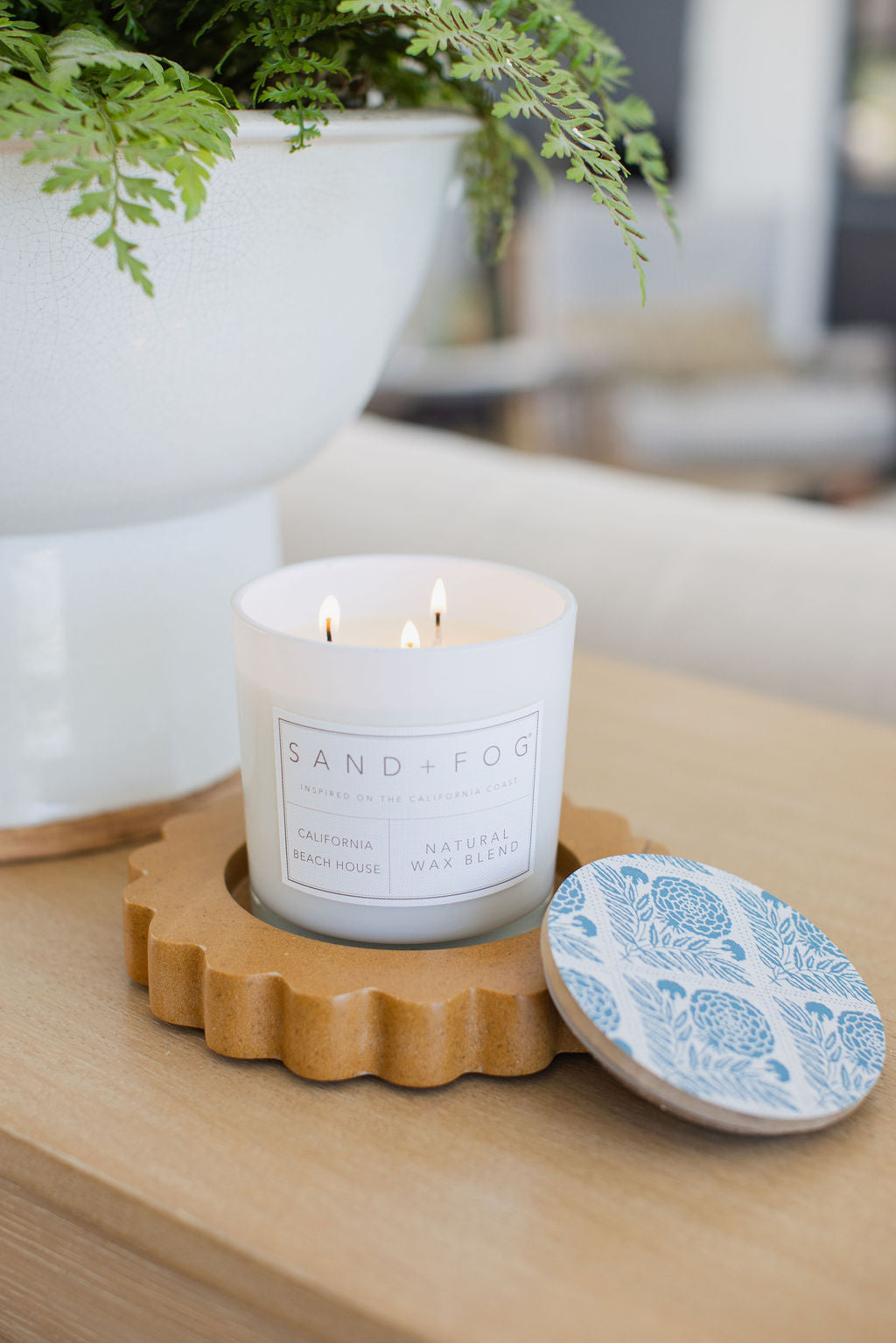 California Beach House 21 oz cozy scented candle