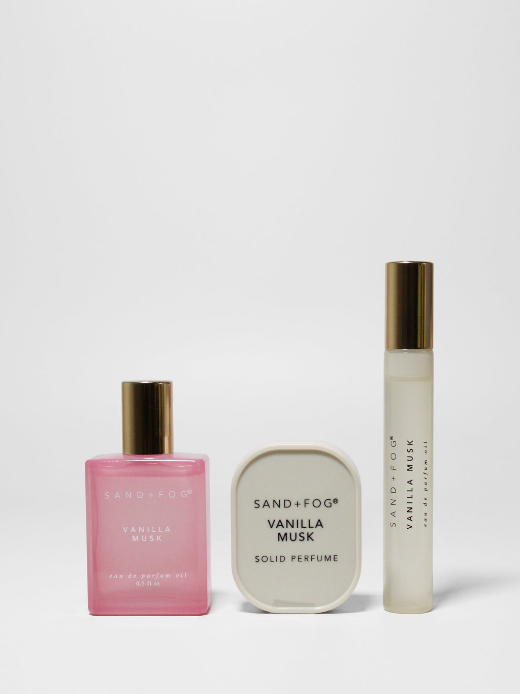 Luxury Perfume Oil Rollerballs and Solid Perfume Set - Vanilla Musk