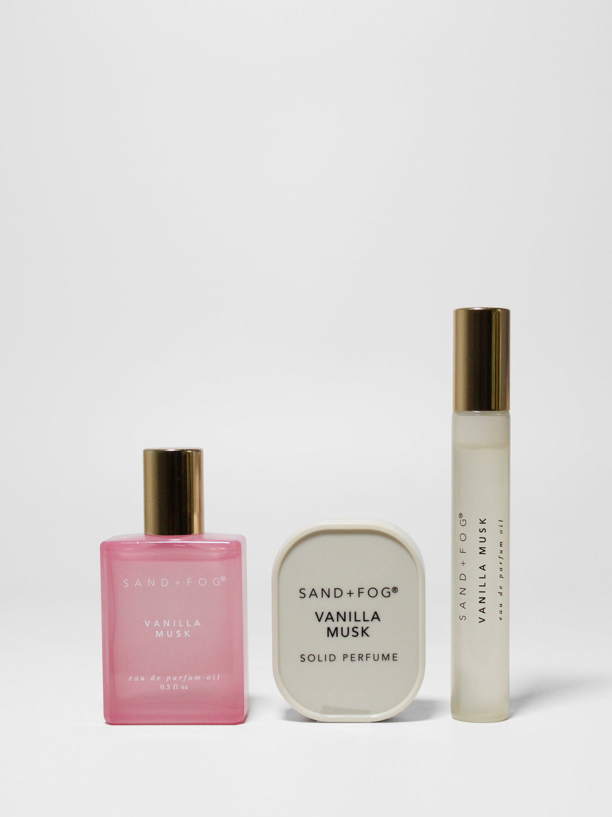 Luxury Perfume Oil Rollerballs and Solid Perfume Set - Vanilla Musk