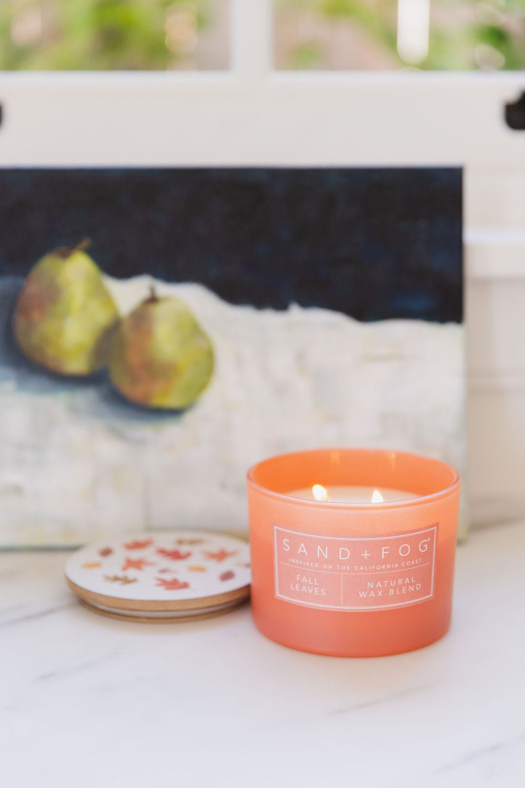 Fall Leaves 12 oz warm scented candle