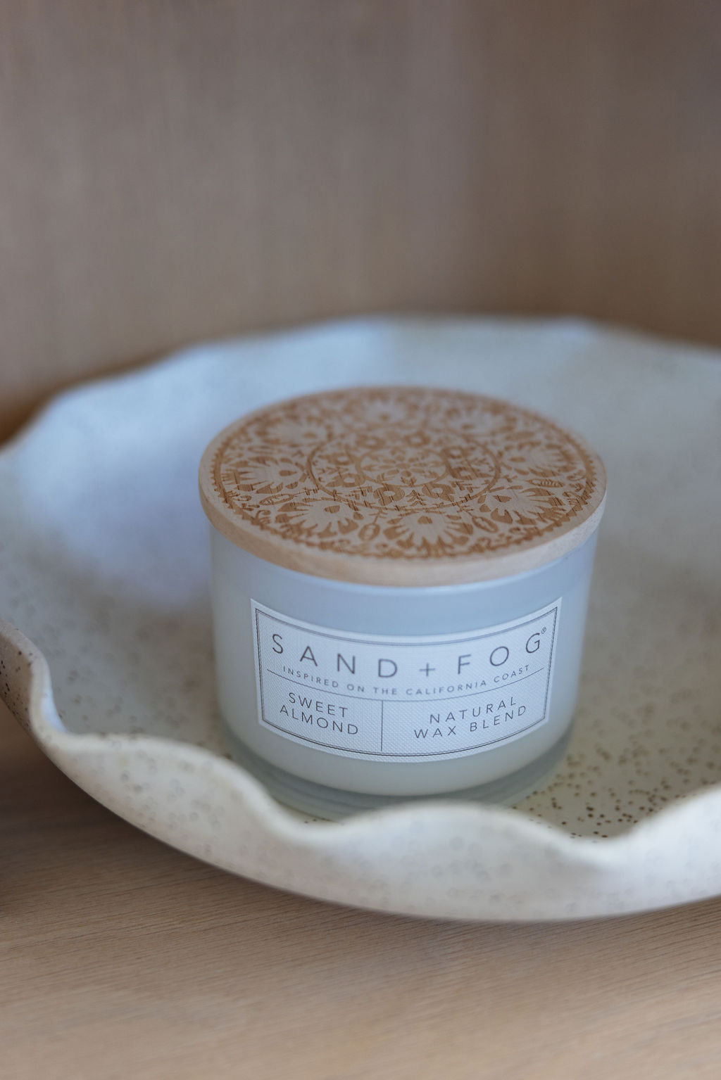 Sweet Almond 12 oz cozy scented candle