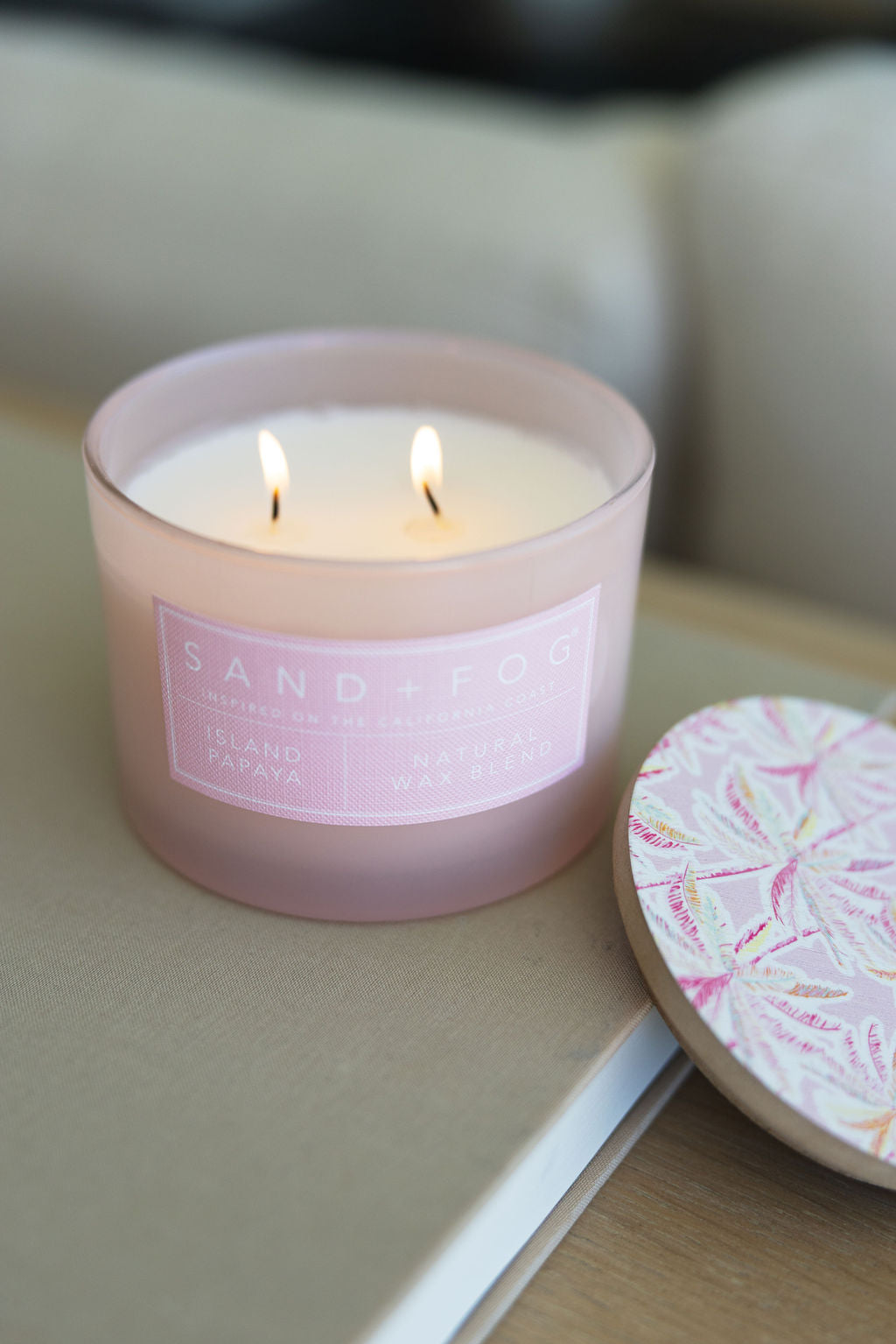 Island Papaya 12 oz refreshing scented candle