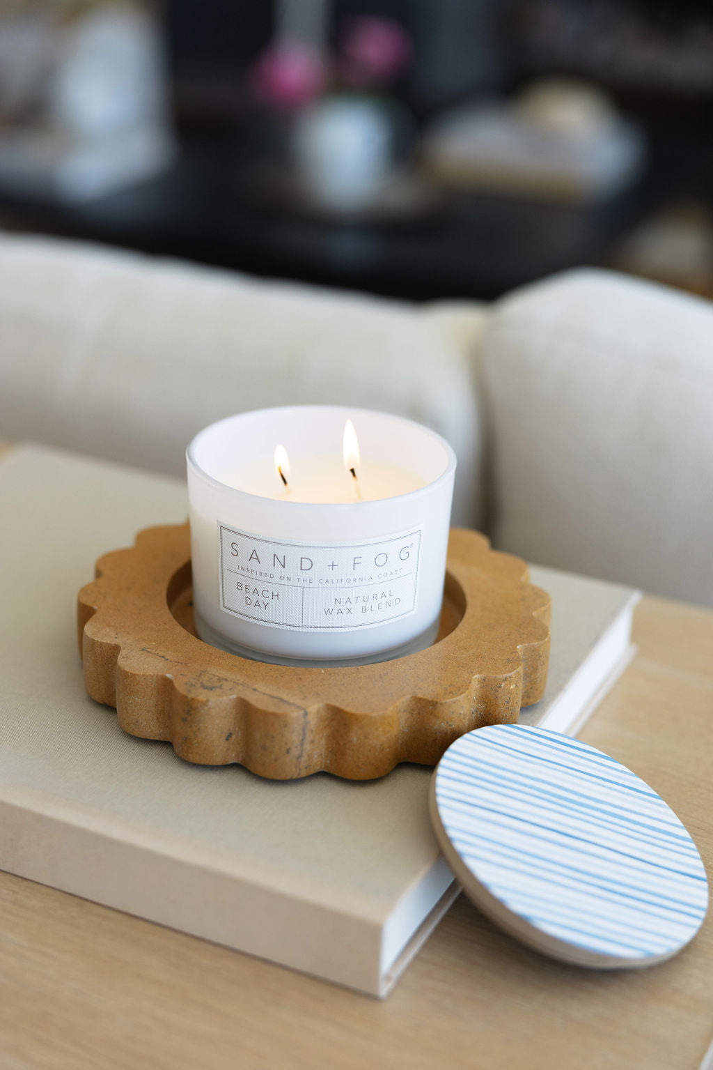 Beach Day 12 oz cozy scented candle