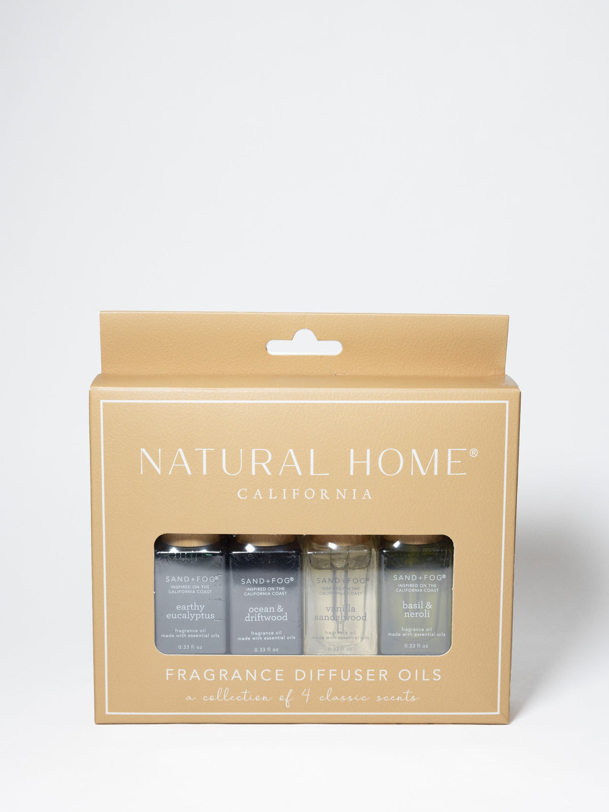 Natural Home 4 Pack of 10 ml Long-Lasting Fragrance Diffuser Oils