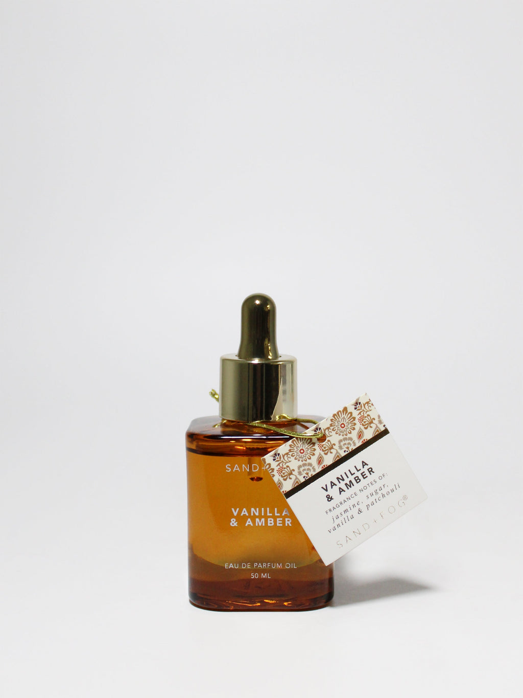 Vanilla & Amber 50ml Long-Lasting Perfume Oil Dropper