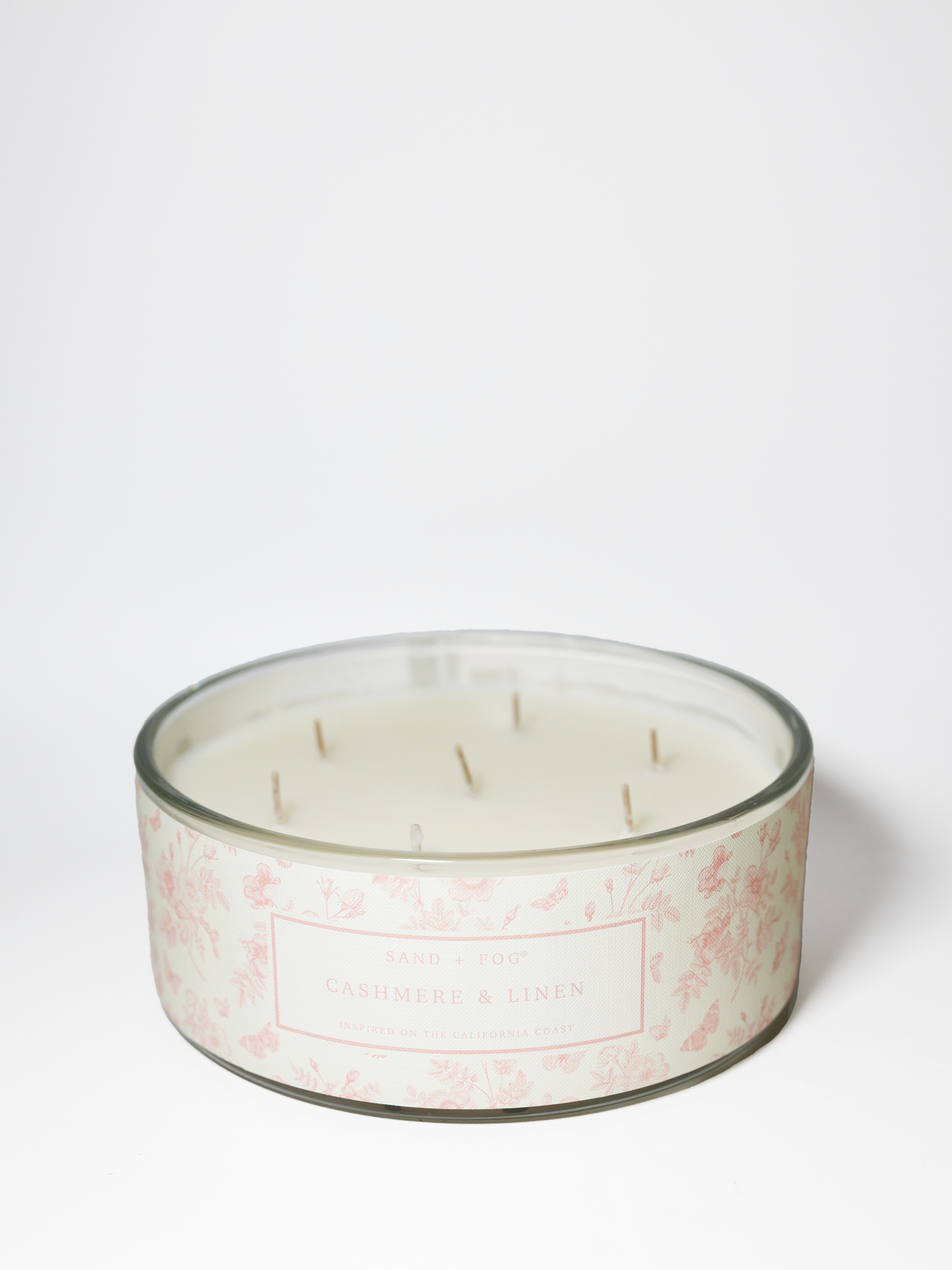 Cashmere & Linen 34 oz calming scented candle