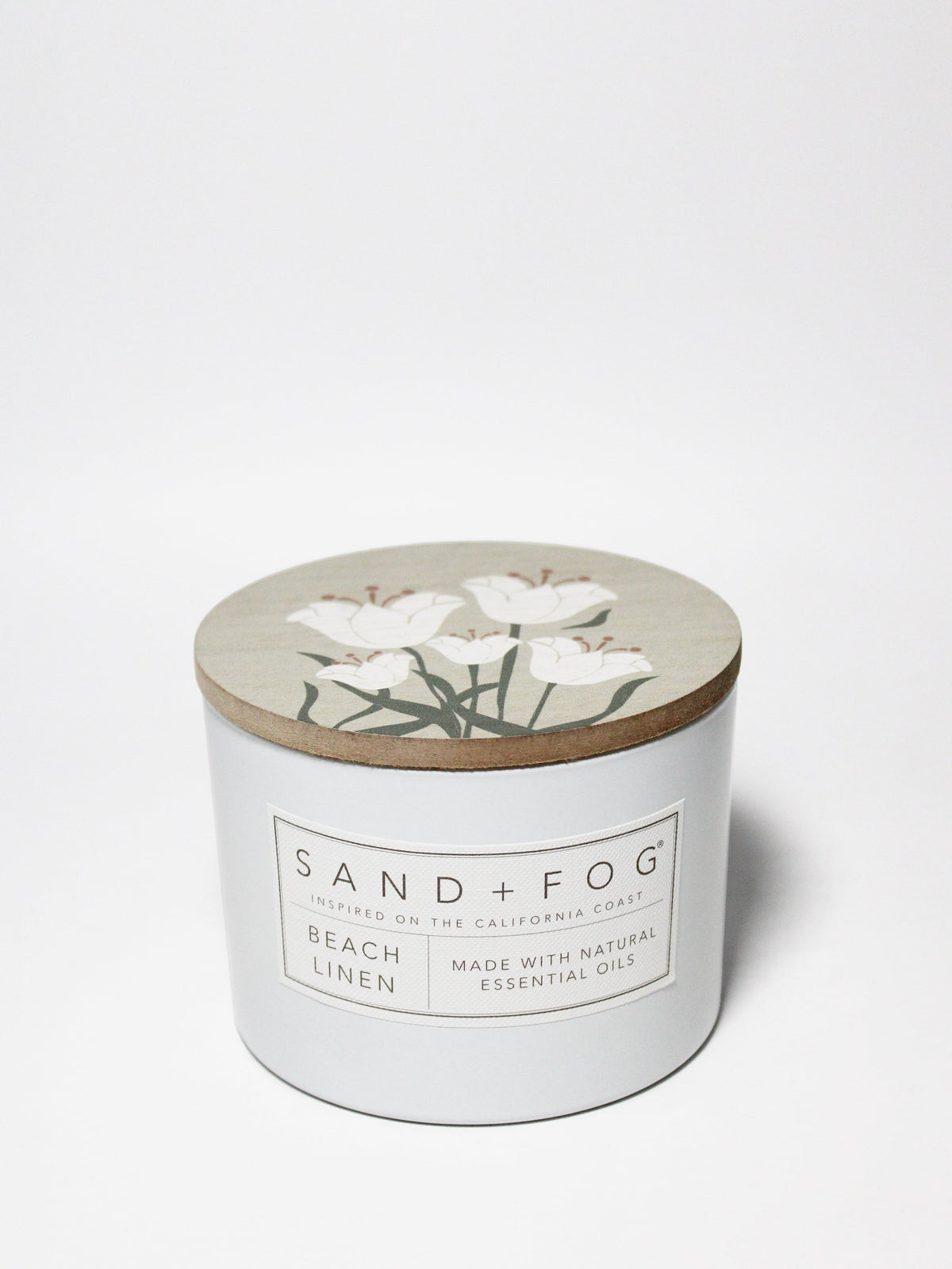 Beach Linen 12 oz calming scented candle