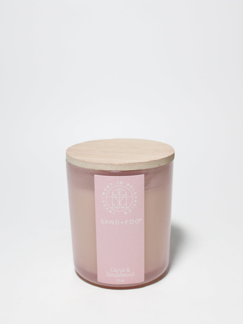 Citrus & Sandalwood 10 oz warm scented candle
