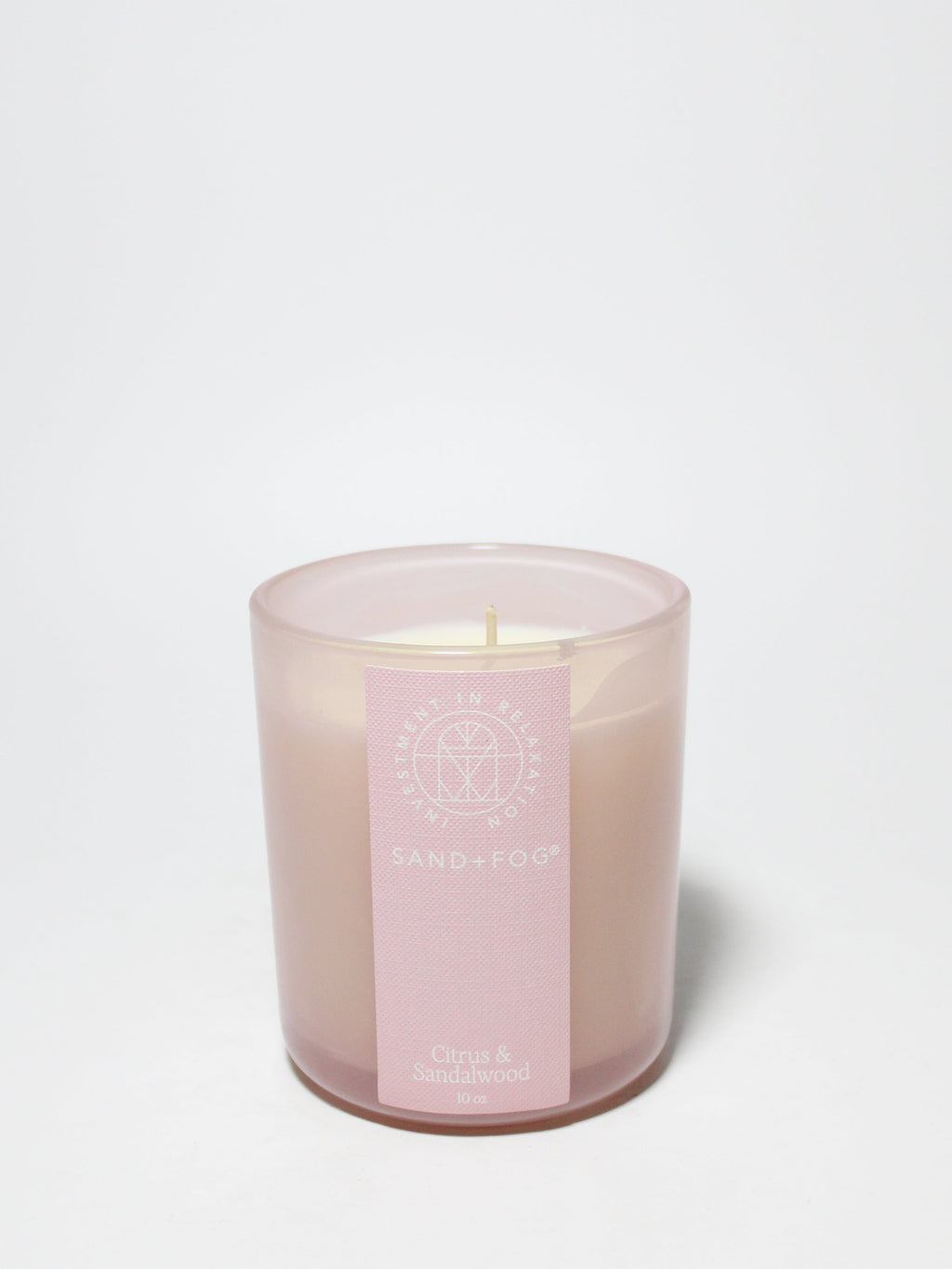 Citrus & Sandalwood 10 oz warm scented candle