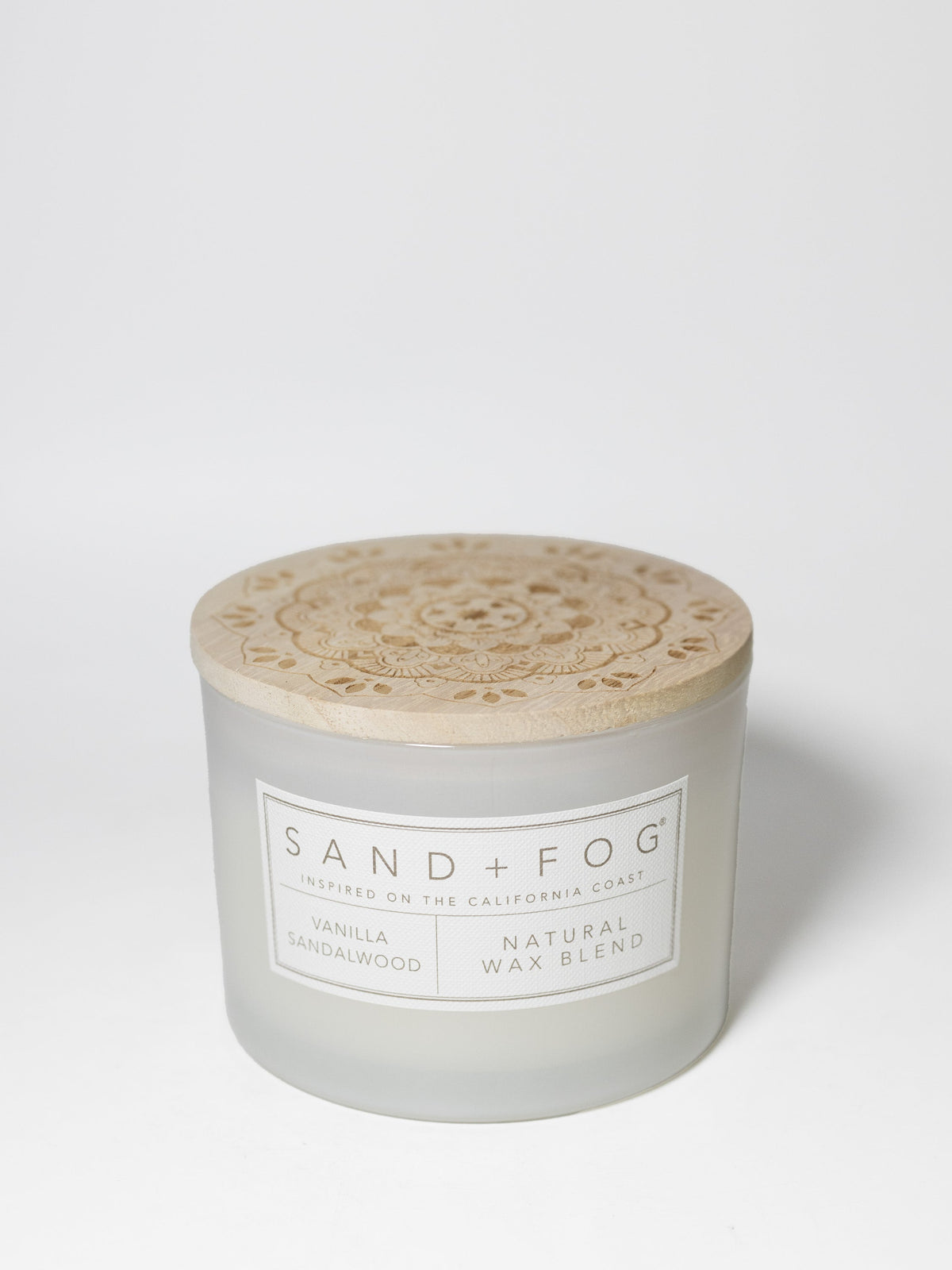 Vanilla Sandalwood 12 oz cozy scented candle