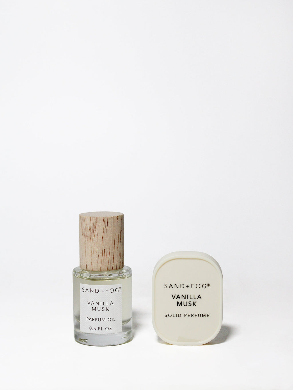 Luxury Perfume Oil Rollerball and Solid Perfume Set - Vanilla Musk