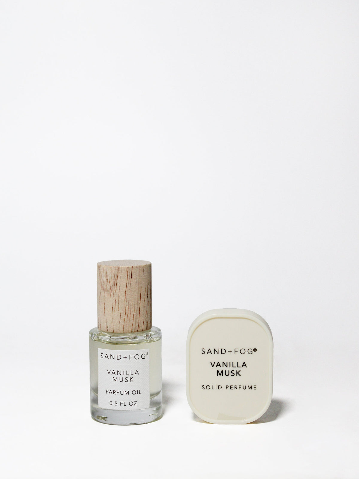 Luxury Perfume Oil Rollerball and Solid Perfume Set - Vanilla Musk