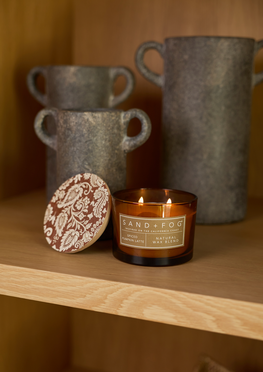 Spiced Pumpkin Latte 12 oz cozy scented candle