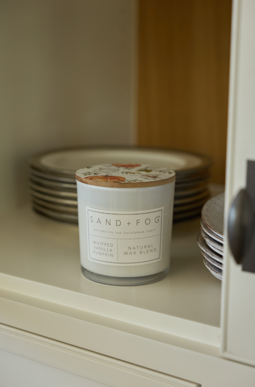 Whipped Vanilla Pumpkin 21 oz cozy scented candle