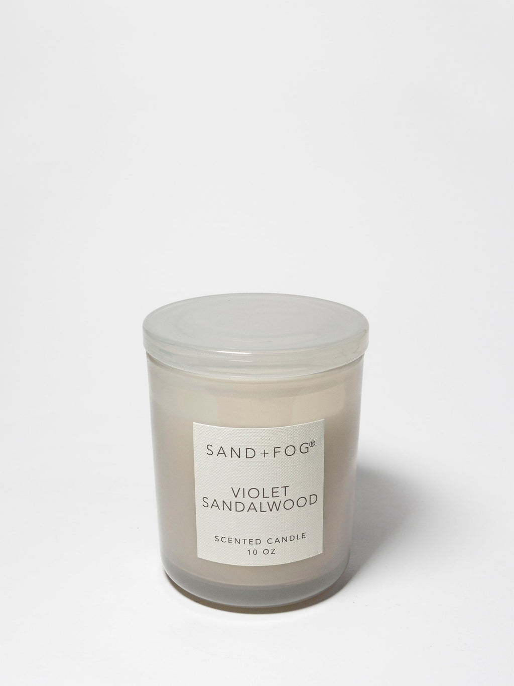 Violet Sandalwood 10 oz cozy scented candle
