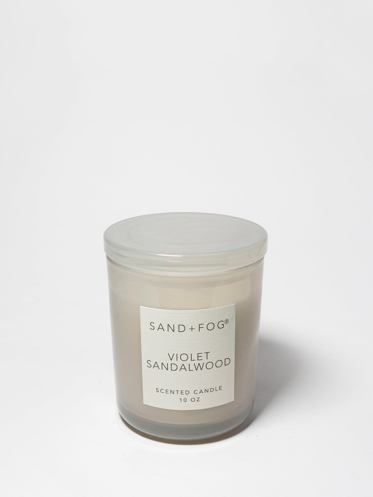 Violet Sandalwood 10 oz cozy scented candle