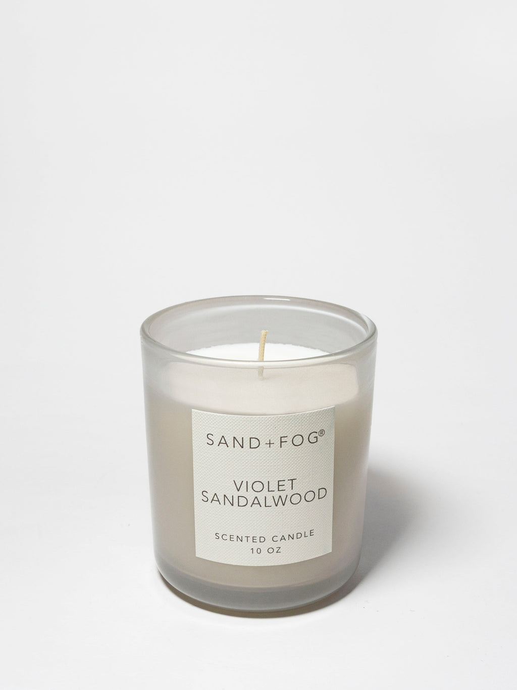 Violet Sandalwood 10 oz cozy scented candle