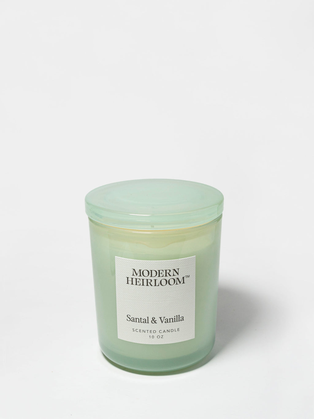 Santal & Vanilla 10 oz warm scented candle