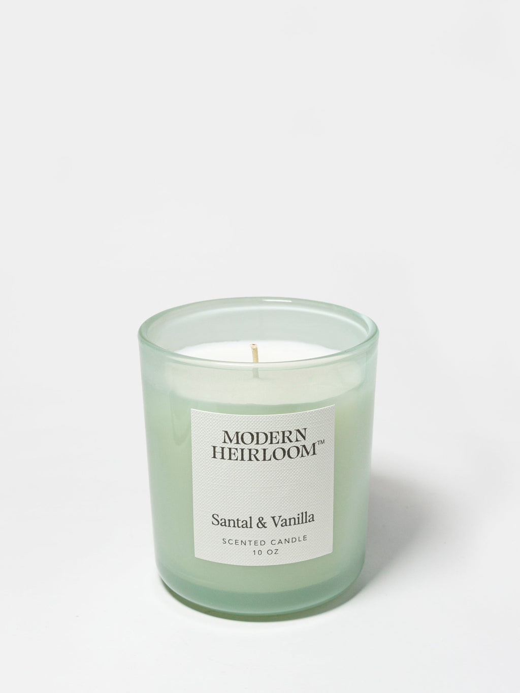 Santal & Vanilla 10 oz warm scented candle