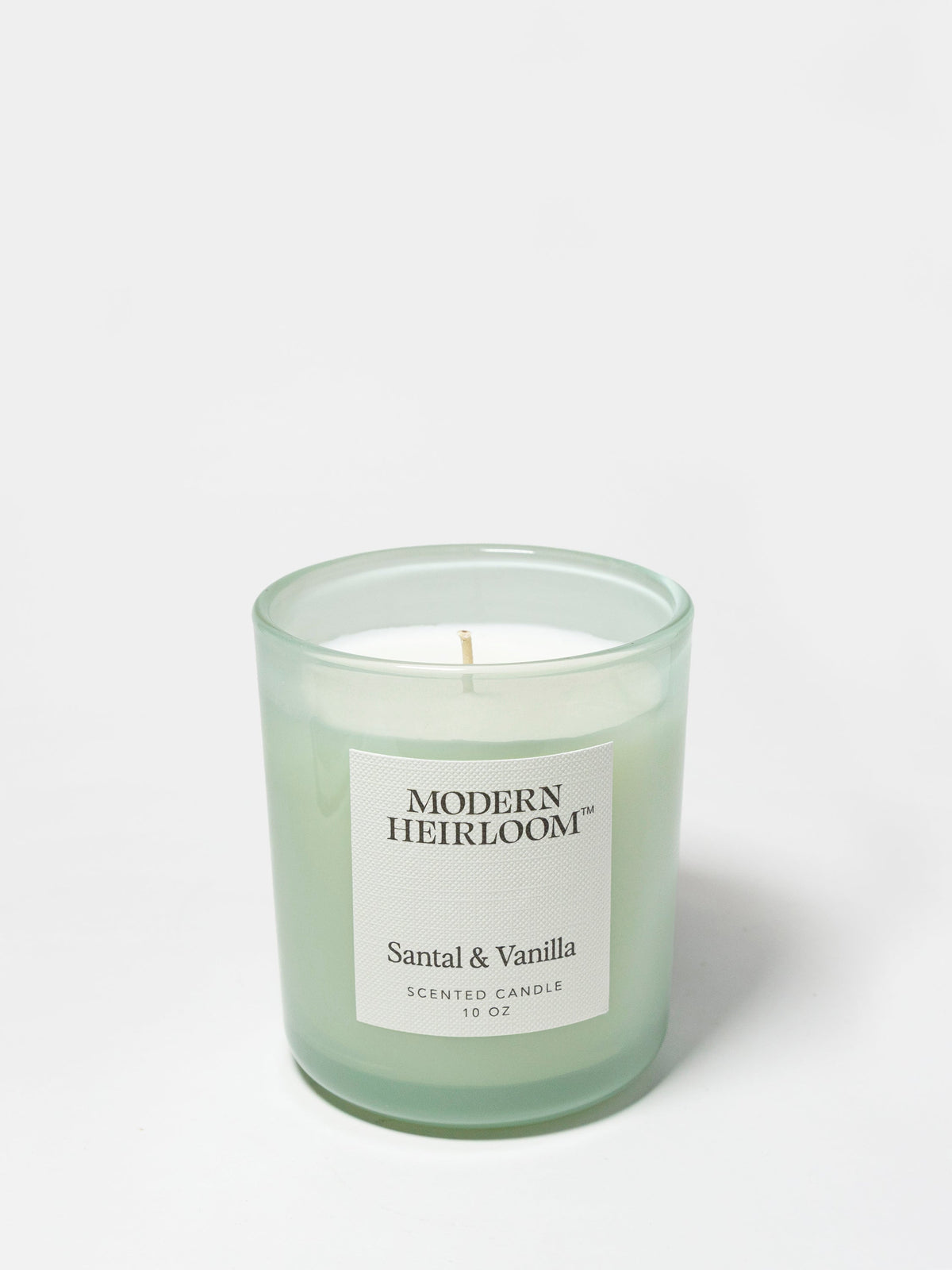 Santal & Vanilla 10 oz warm scented candle
