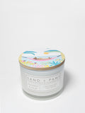 Sand + Paws Coconut & Palm 12 oz refreshing scented candle