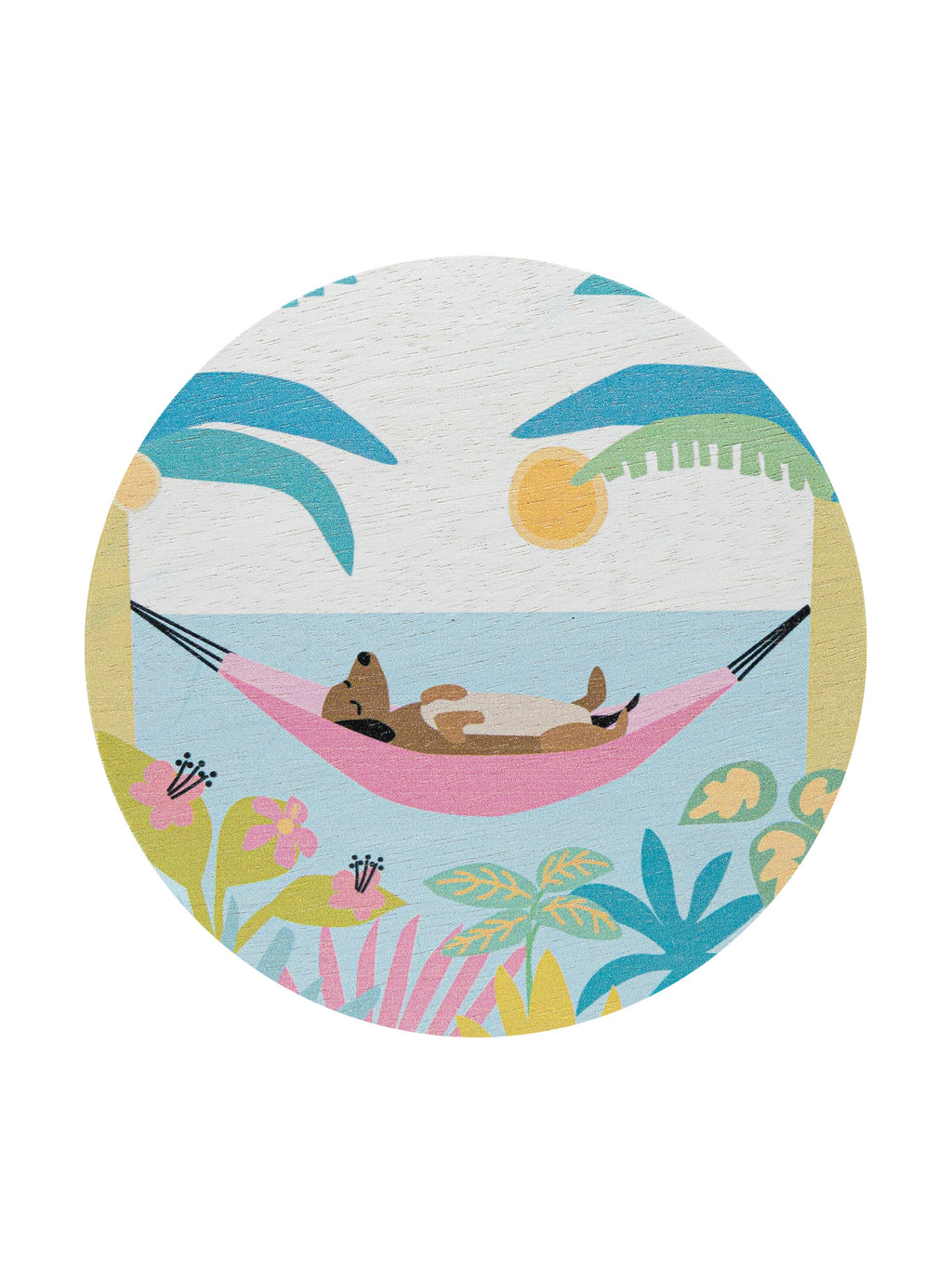Sand + Paws Coconut & Palm 12 oz refreshing scented candle