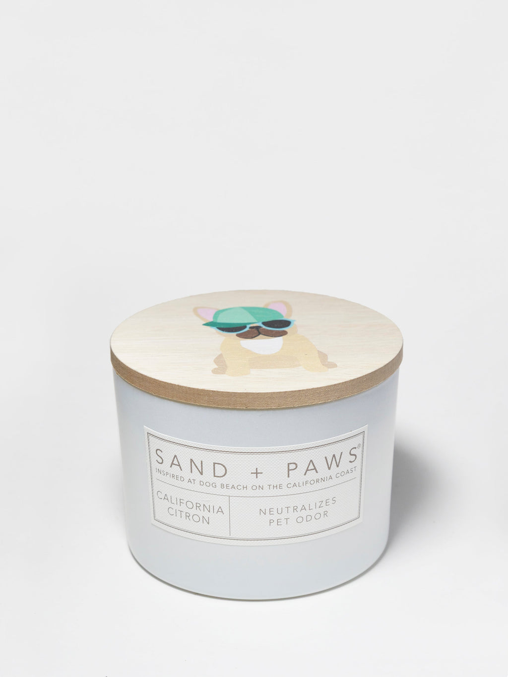 Sand + Paws California Citron 12 oz refreshing scented candle