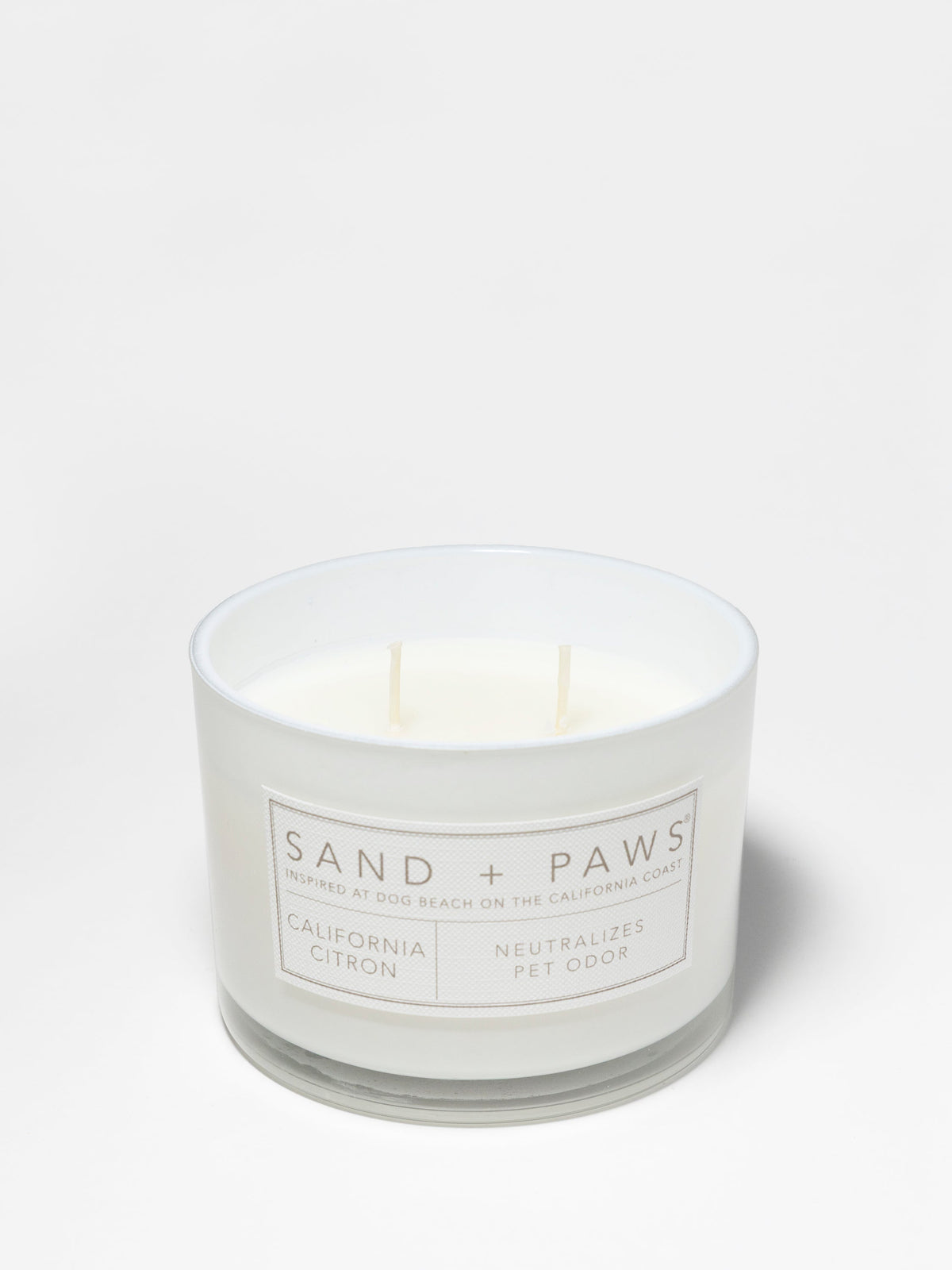 Sand + Paws California Citron 12 oz refreshing scented candle