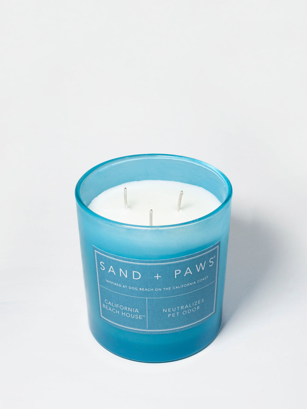 Sand + Paws California Beach House 21 oz refreshing scented candle