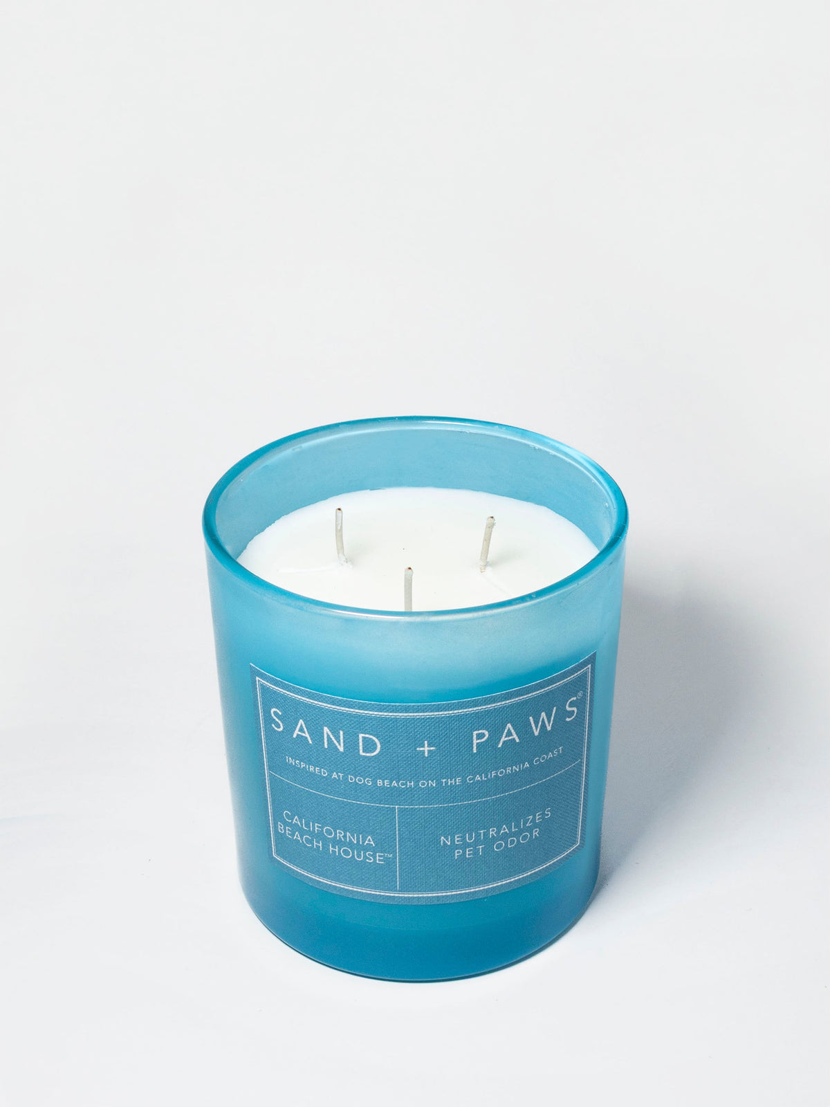 Sand + Paws California Beach House 21 oz refreshing scented candle